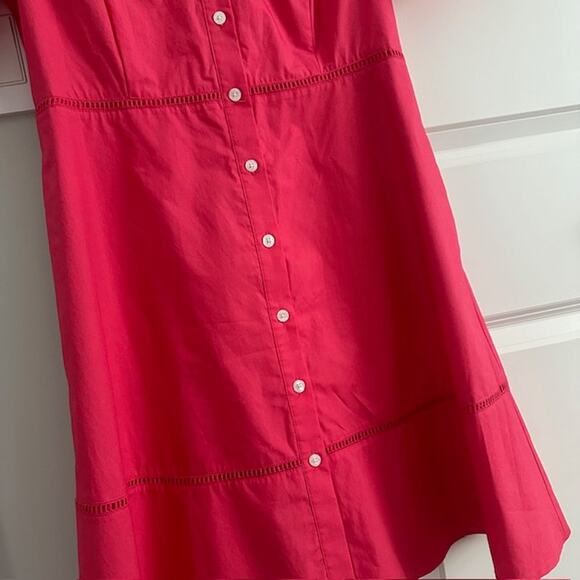 Draper James Grace and Charm 100% Cotton Button Down Shirt Dress Size: 8 - Picture 5 of 10